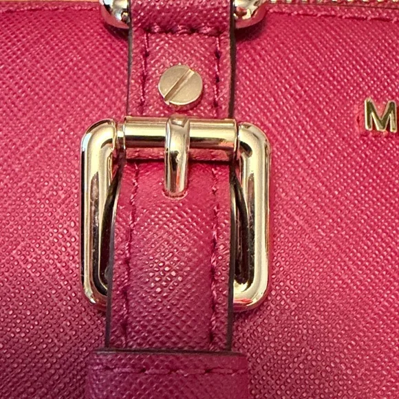 Michael Kors Deep Red Satchel, Like New - Picture 9 of 14